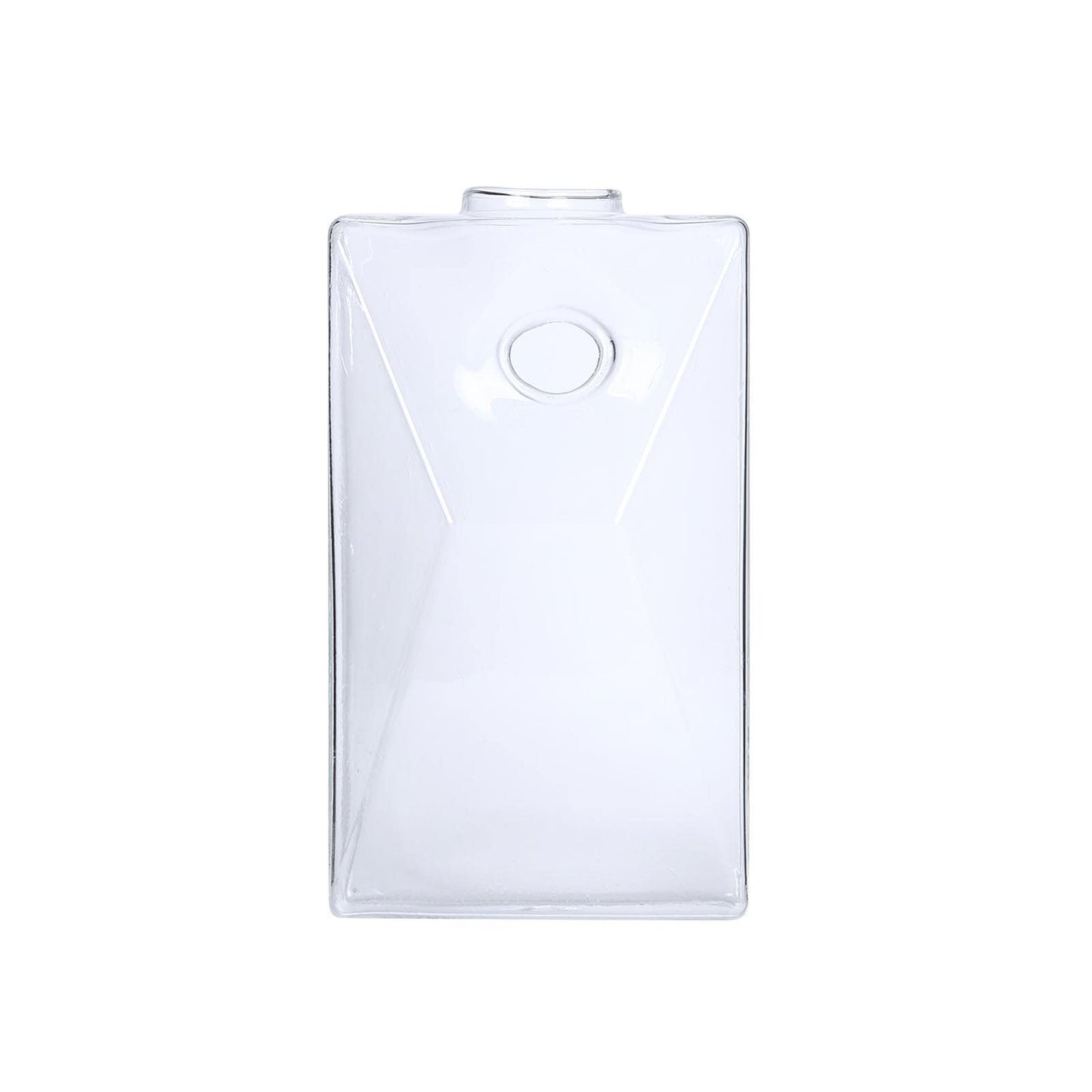 3 - Pack Glass Wall Vase Hanging Trapezoid Design Indoor Planters - Modern Wall Mounted Terrariums for Living Spaces - Linen Luxes