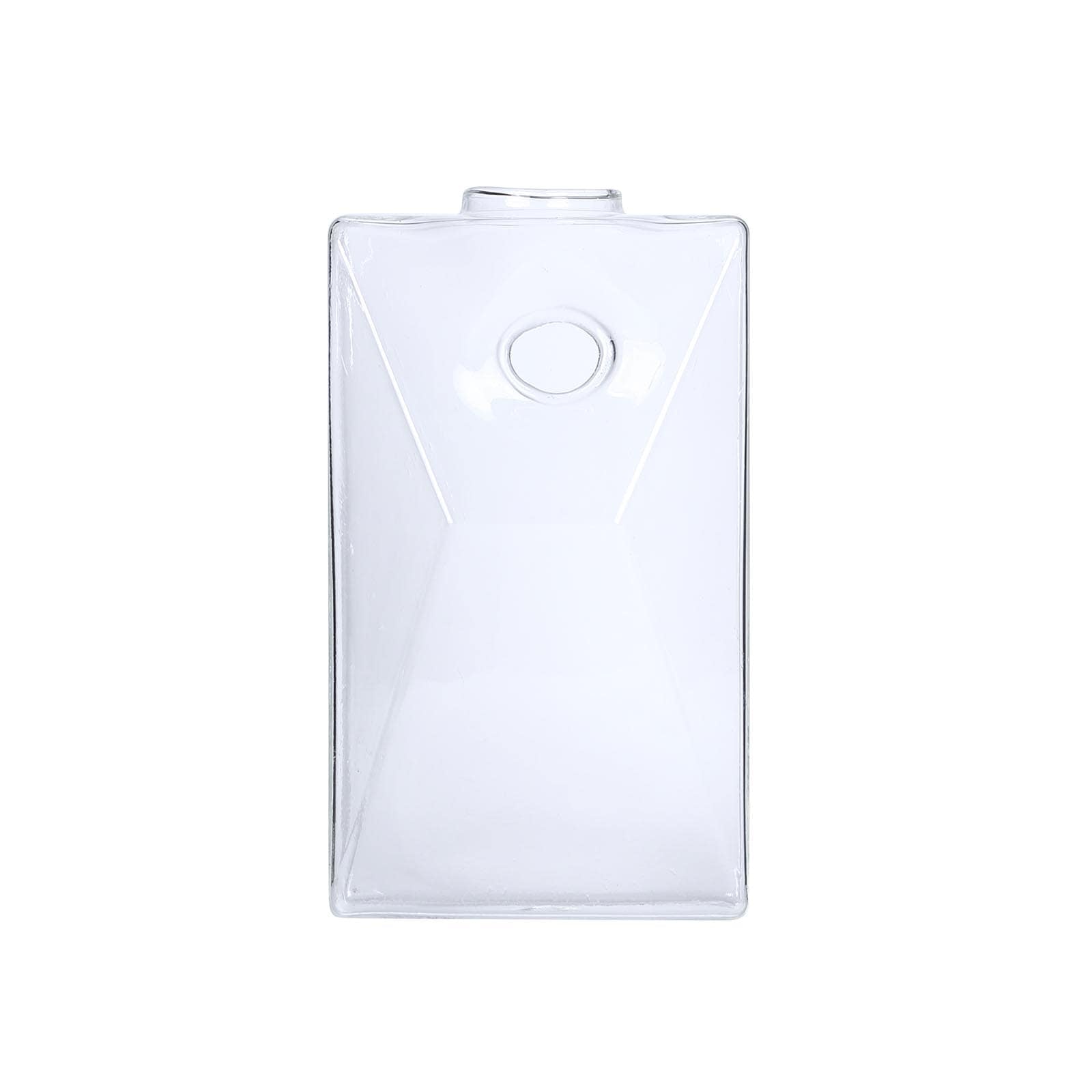 3 - Pack Glass Wall Vase Hanging Trapezoid Design Indoor Planters - Modern Wall Mounted Terrariums for Living Spaces - Linen Luxes