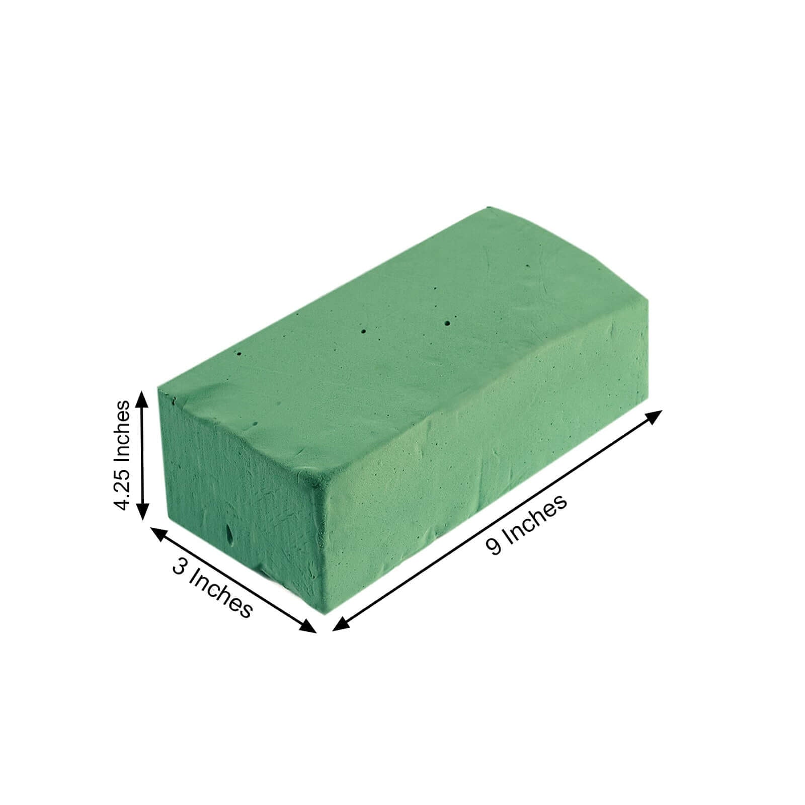 3 Pack Green Wet Floral Foam Bricks, Flower Arrangement Foam Blocks - Linen Luxes
