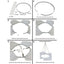 30" Hanging Hoop Ring Hardware For 12 - Panel Ceiling Drapes and FREE Tool Kit - Linen Luxes