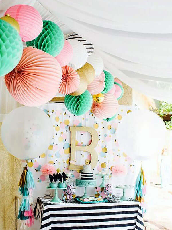 300 Pcs Metallic Foil Baby Shower Table Confetti, Pink Festive Party Sprinkles Cute Design - Linen Luxes