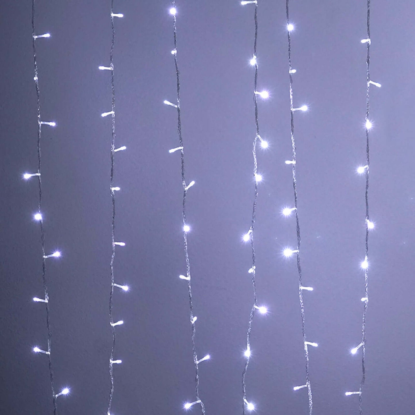 30ft Cool White 100 LED Connectable String Lights, 120V Fairy Lights - Linen Luxes