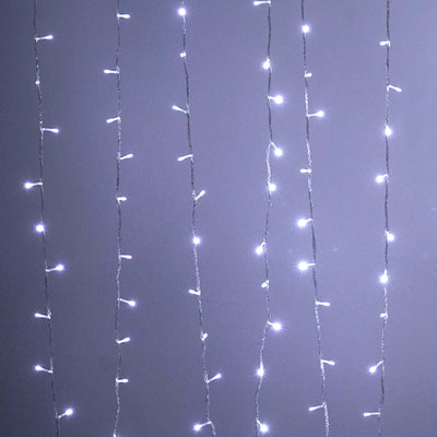 30ft Cool White 100 LED Connectable String Lights, 120V Fairy Lights - Linen Luxes