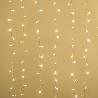 30ft Warm White 100 LED Connectable String Lights, 120V Fairy Lights - Linen Luxes
