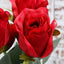 31" 24Pcs Red Long Stem Artificial Silk Roses Flowers - Linen Luxes
