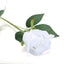 31" 24Pcs White Long Stem Artificial Silk Roses Flowers - Linen Luxes