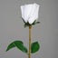 31" 24Pcs White Long Stem Artificial Silk Roses Flowers - Linen Luxes