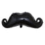 31" Black Mustache Shaped Mylar Balloon, Foil Party Balloons - Linen Luxes