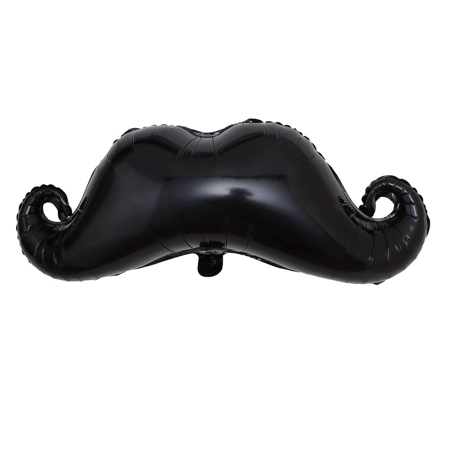 31" Black Mustache Shaped Mylar Balloon, Foil Party Balloons - Linen Luxes
