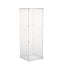 32" Clear Acrylic Display Box, Transparent Pedestal Riser with Interchangeable Lid and Base - Linen Luxes