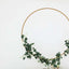 32" Gold Heavy Duty Metal Hoop Wreath, Floral Hoop - Linen Luxes