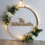 32" Gold Heavy Duty Metal Hoop Wreath, Floral Hoop - Linen Luxes