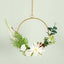 32" Gold Heavy Duty Metal Hoop Wreath, Floral Hoop - Linen Luxes