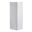 32" Silver Mirror Finish Acrylic Display Box, Pedestal Riser with Interchangeable Lid and Base - Linen Luxes