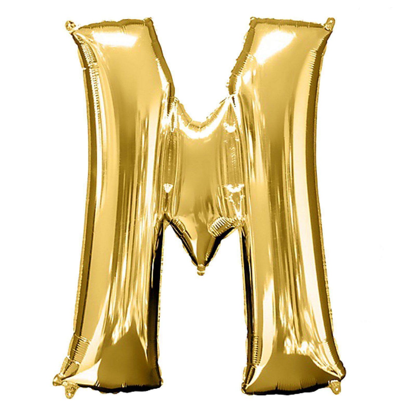35" Gold Letter and Number Balloons, Shiny Metallic Mylar Foil Helium Air Balloons - Linen Luxes