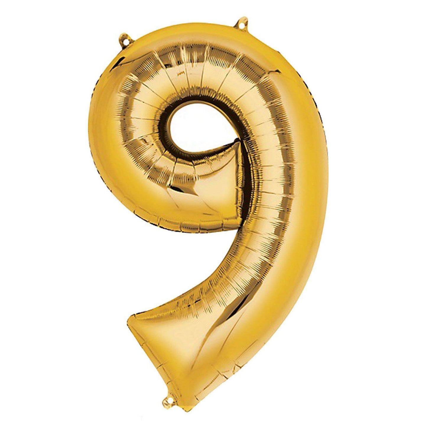 35" Gold Letter and Number Balloons, Shiny Metallic Mylar Foil Helium Air Balloons - Linen Luxes