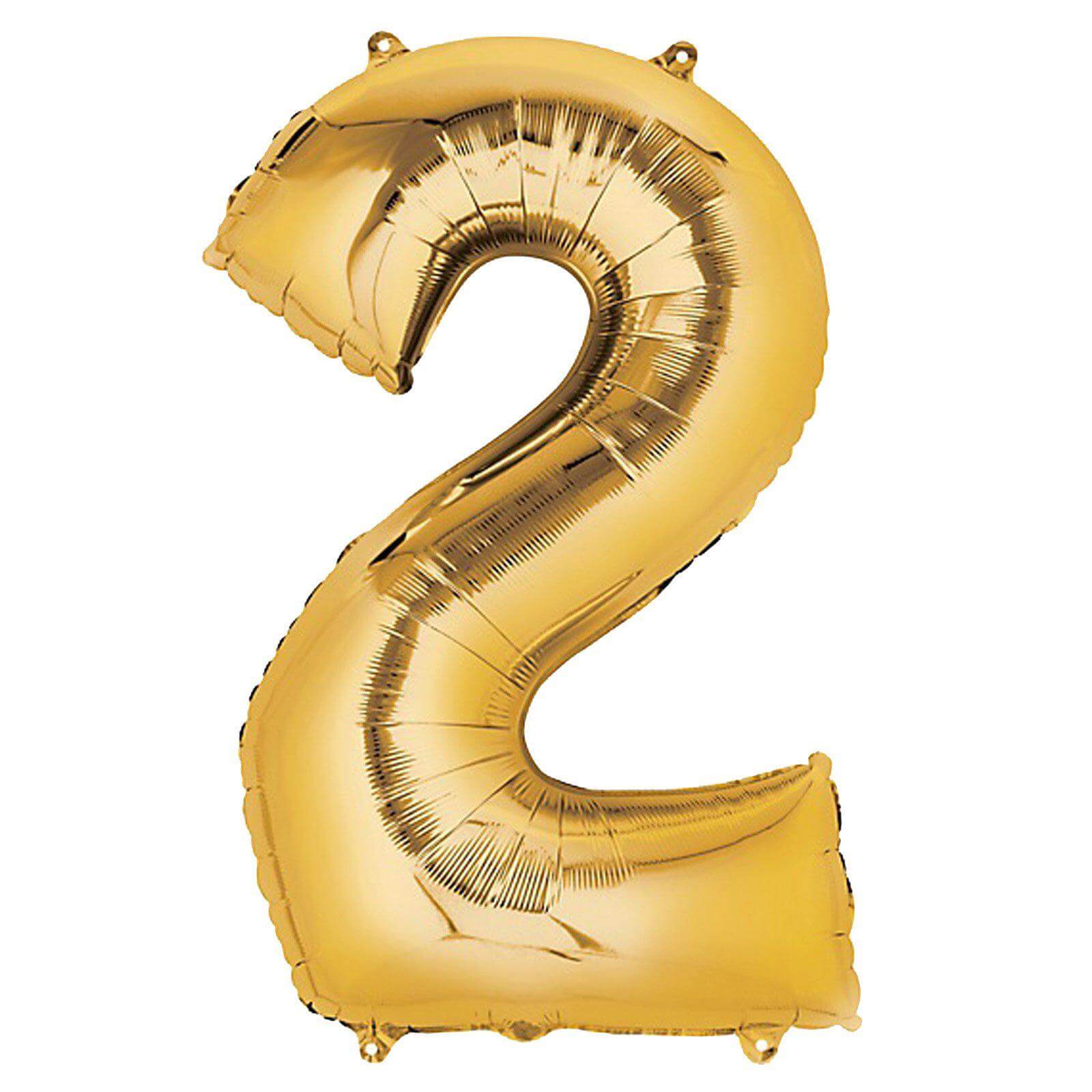 35" Gold Letter and Number Balloons, Shiny Metallic Mylar Foil Helium Air Balloons - Linen Luxes