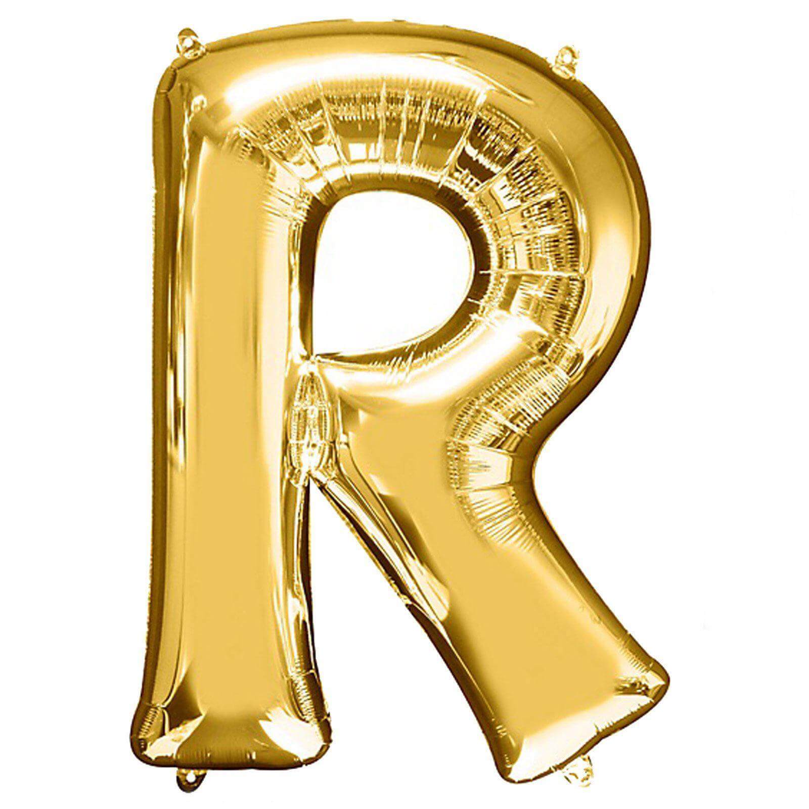 35" Gold Letter and Number Balloons, Shiny Metallic Mylar Foil Helium Air Balloons - Linen Luxes