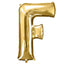35" Gold Letter and Number Balloons, Shiny Metallic Mylar Foil Helium Air Balloons - Linen Luxes