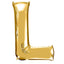 35" Gold Letter and Number Balloons, Shiny Metallic Mylar Foil Helium Air Balloons - Linen Luxes