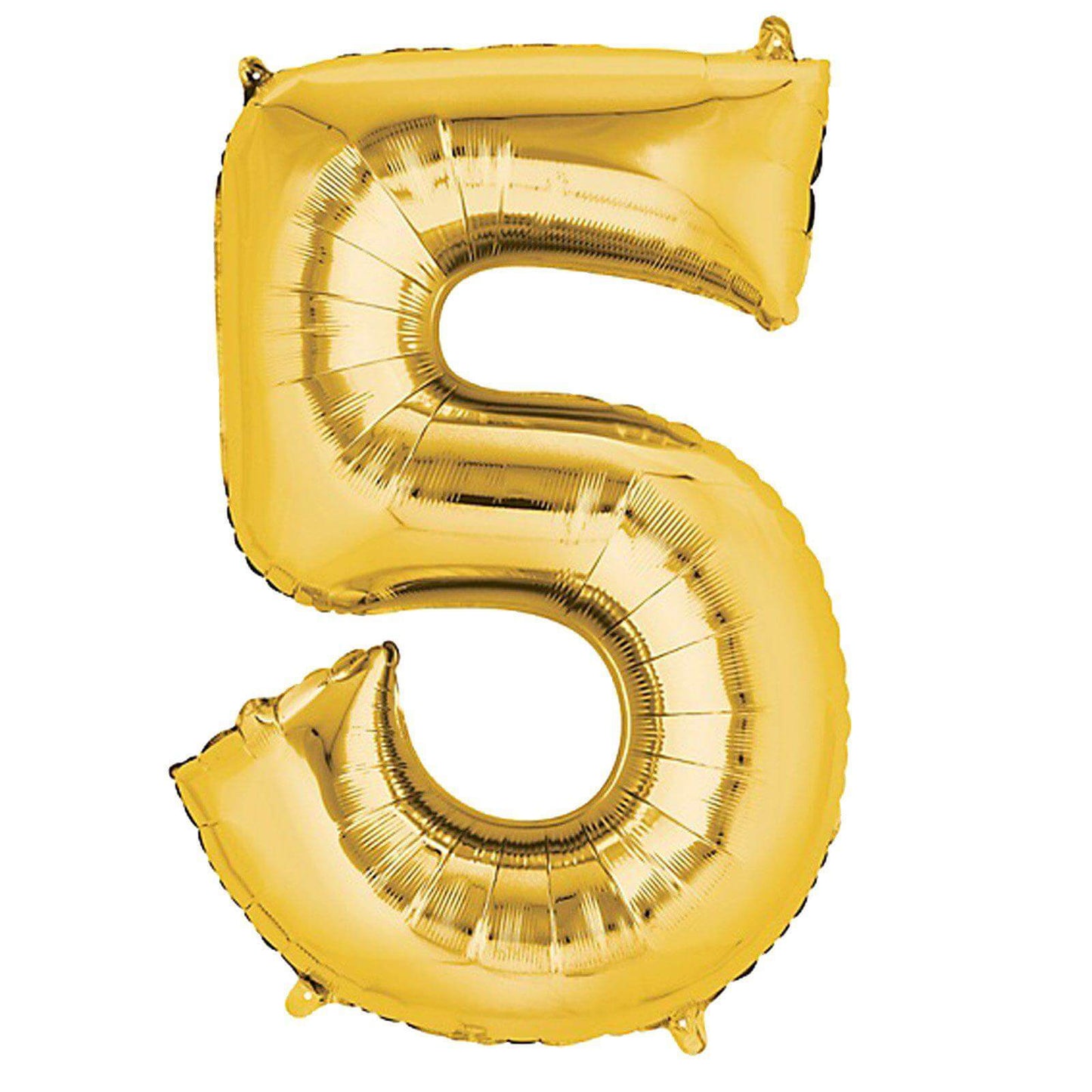 35" Gold Letter and Number Balloons, Shiny Metallic Mylar Foil Helium Air Balloons - Linen Luxes