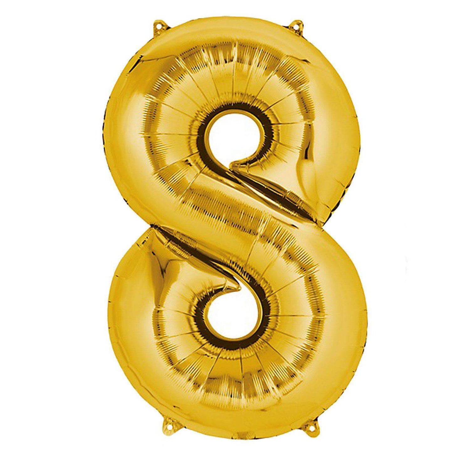 35" Gold Letter and Number Balloons, Shiny Metallic Mylar Foil Helium Air Balloons - Linen Luxes