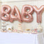 35" Rose Gold Letter and Number Balloons, Metallic Mylar Foil Helium Air Balloons - Linen Luxes