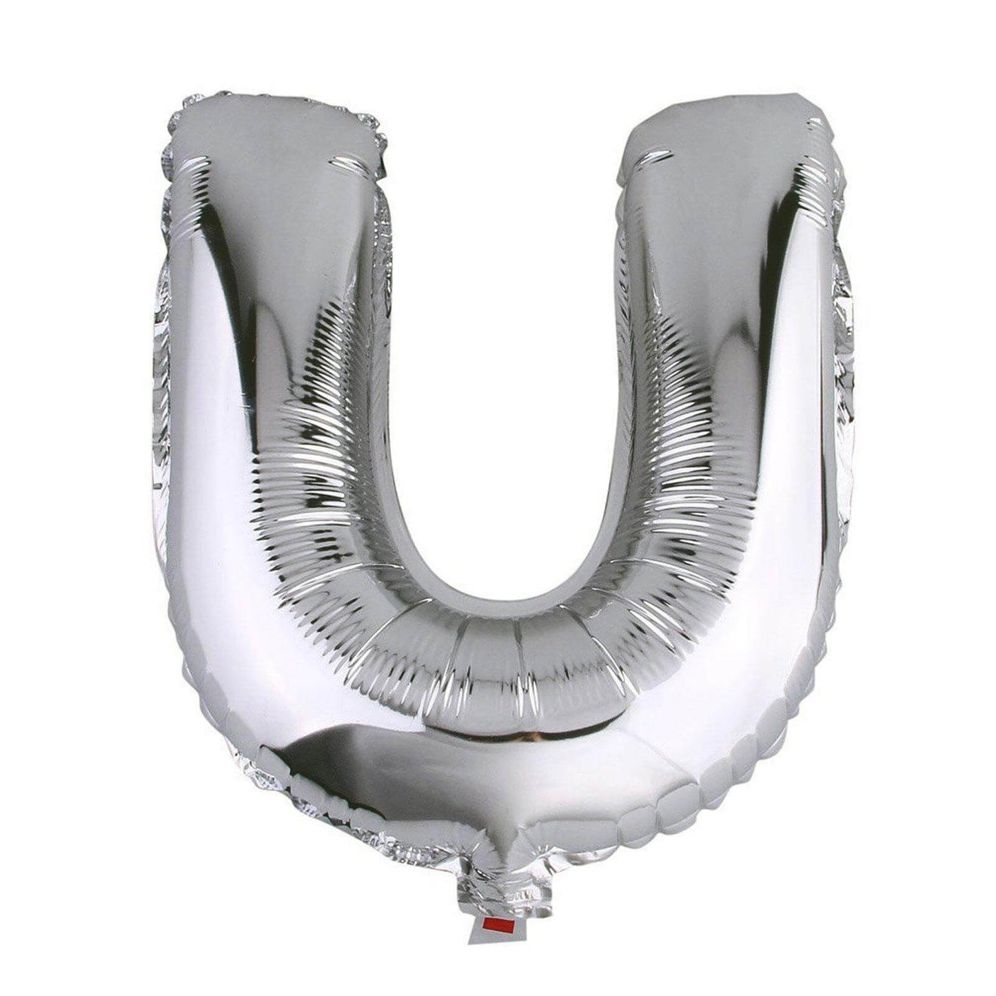 35" Silver Letter and Number Balloons, Metallic Mylar Foil Helium Air Balloons - Linen Luxes