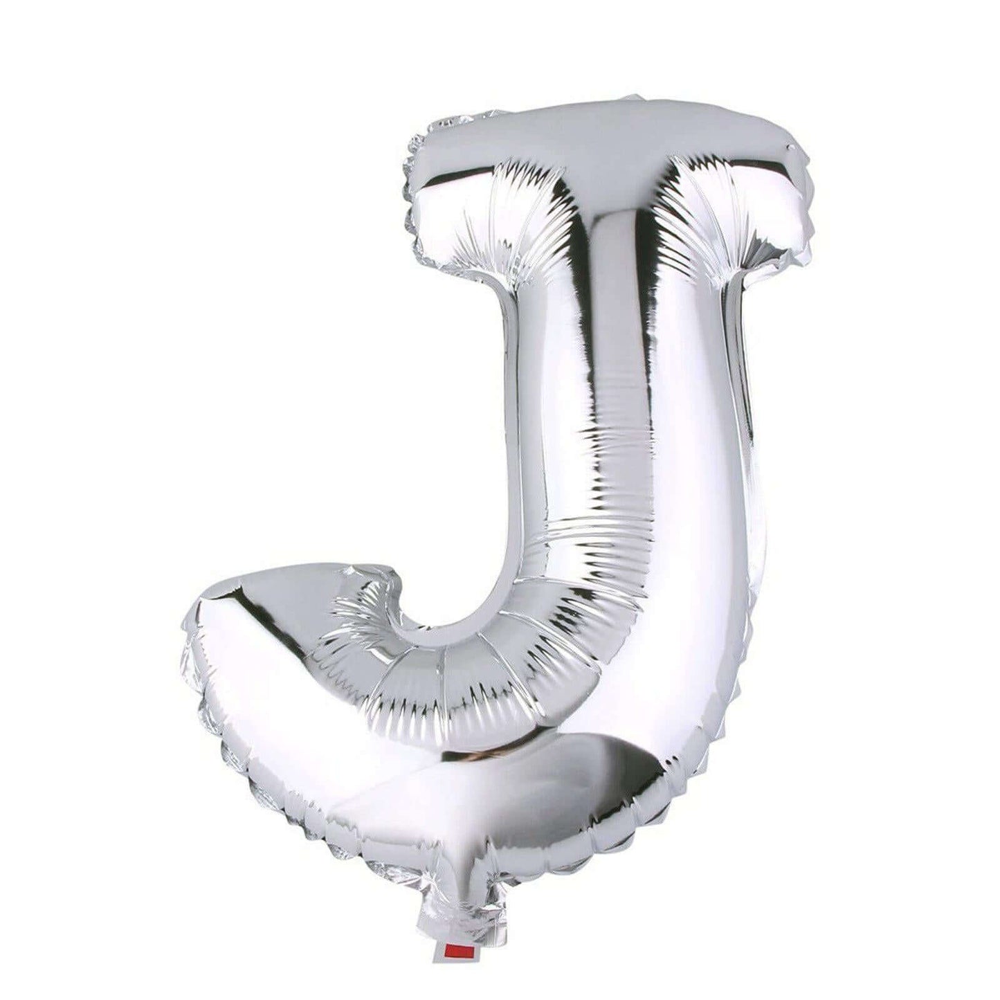 35" Silver Letter and Number Balloons, Metallic Mylar Foil Helium Air Balloons - Linen Luxes