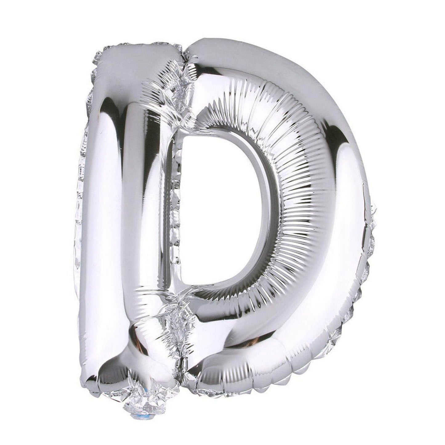 35" Silver Letter and Number Balloons, Metallic Mylar Foil Helium Air Balloons - Linen Luxes