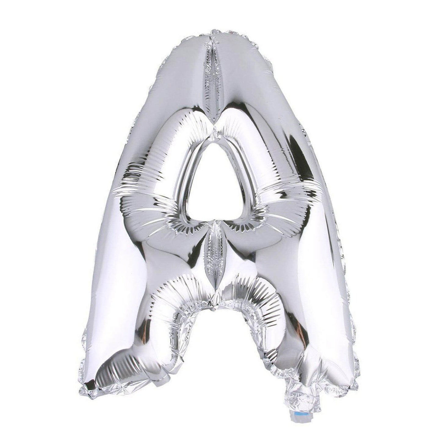 35" Silver Letter and Number Balloons, Metallic Mylar Foil Helium Air Balloons - Linen Luxes