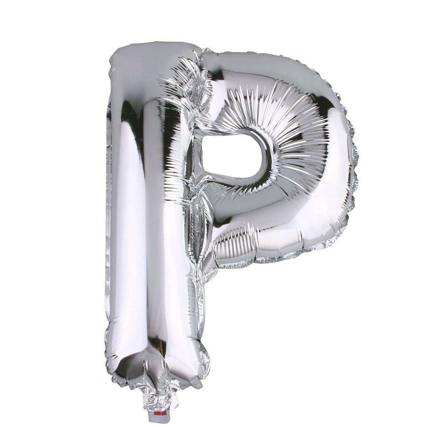 35" Silver Letter and Number Balloons, Metallic Mylar Foil Helium Air Balloons - Linen Luxes