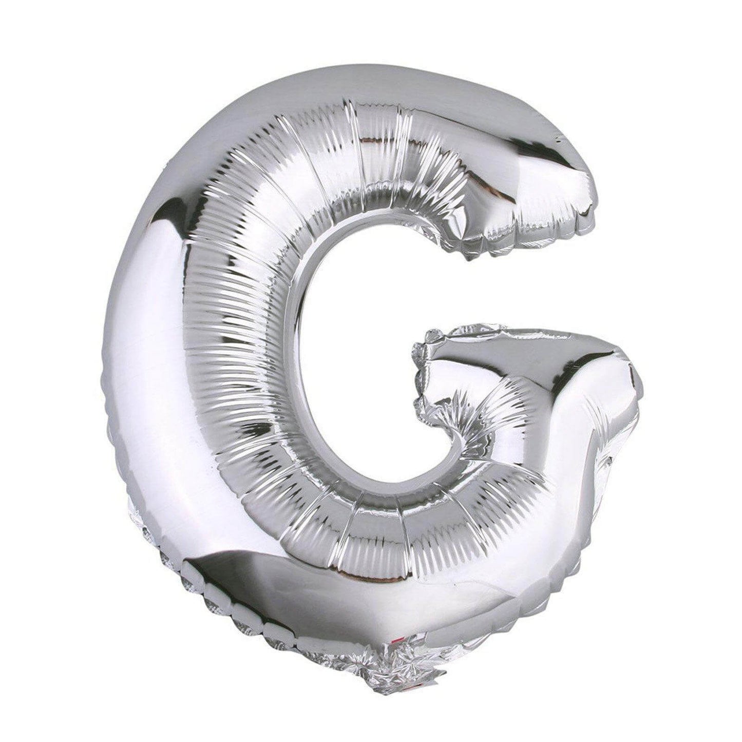 35" Silver Letter and Number Balloons, Metallic Mylar Foil Helium Air Balloons - Linen Luxes