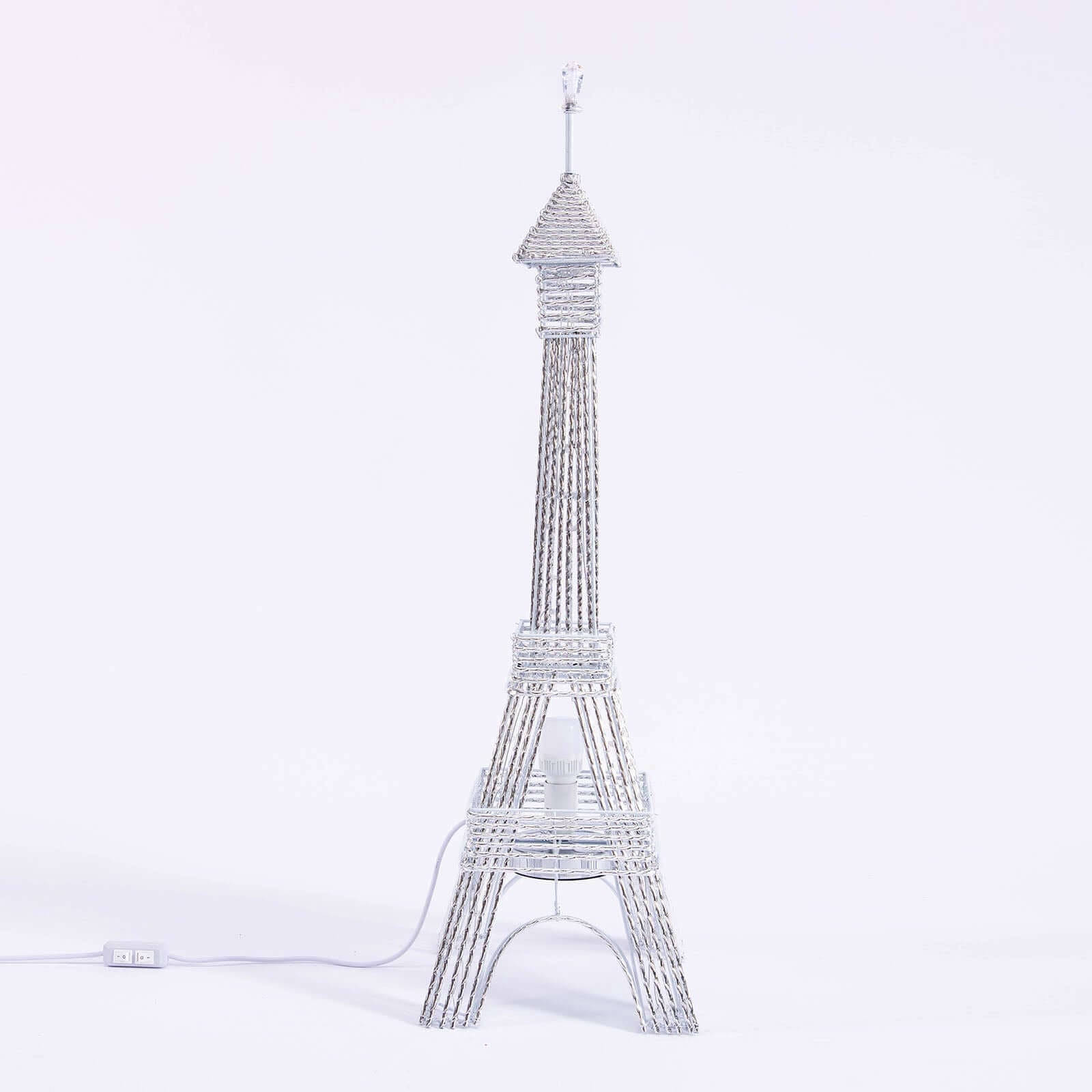 3.5ft Color Changing LED Metal Eiffel Tower Columns LED Lamp, Night Light Wedding Centerpiece - Linen Luxes