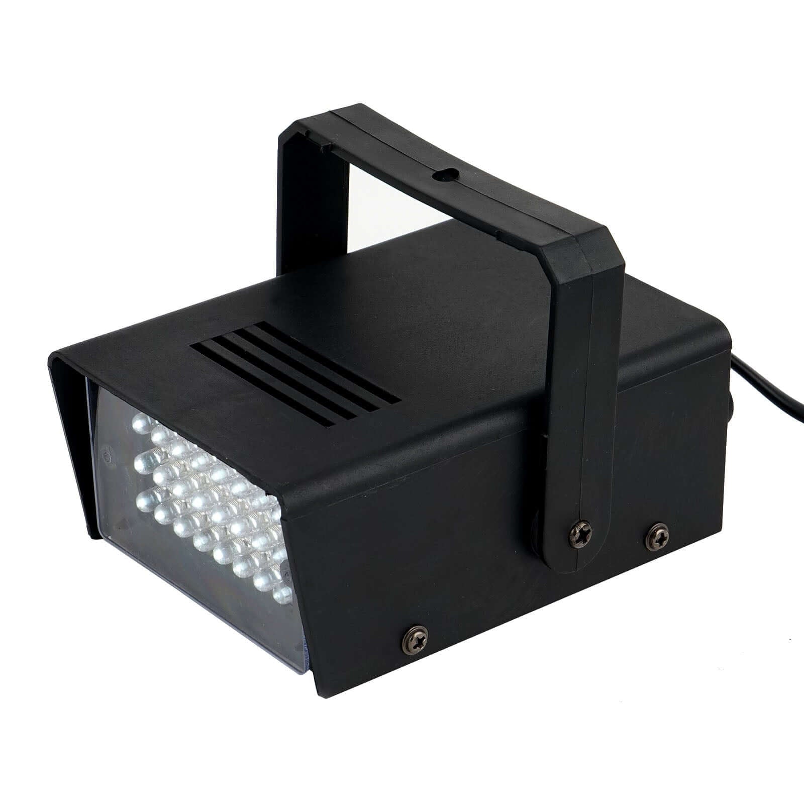 35W Mini Bright Blue Strobe Light with 24 LEDs, Stage Backdrop Uplight with Variable Flash & Speed Control - Linen Luxes