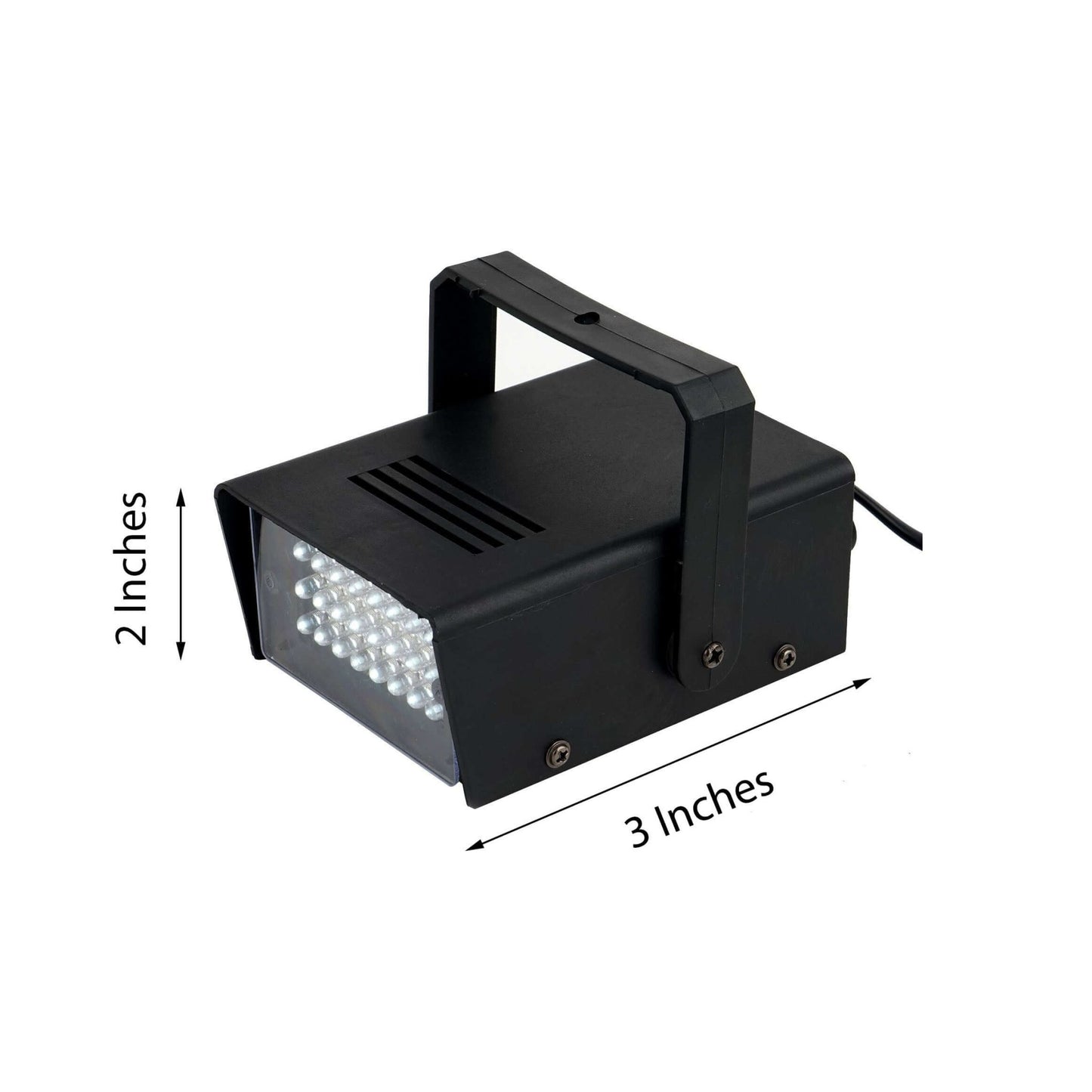 35W Mini Bright Blue Strobe Light with 24 LEDs, Stage Backdrop Uplight with Variable Flash & Speed Control - Linen Luxes