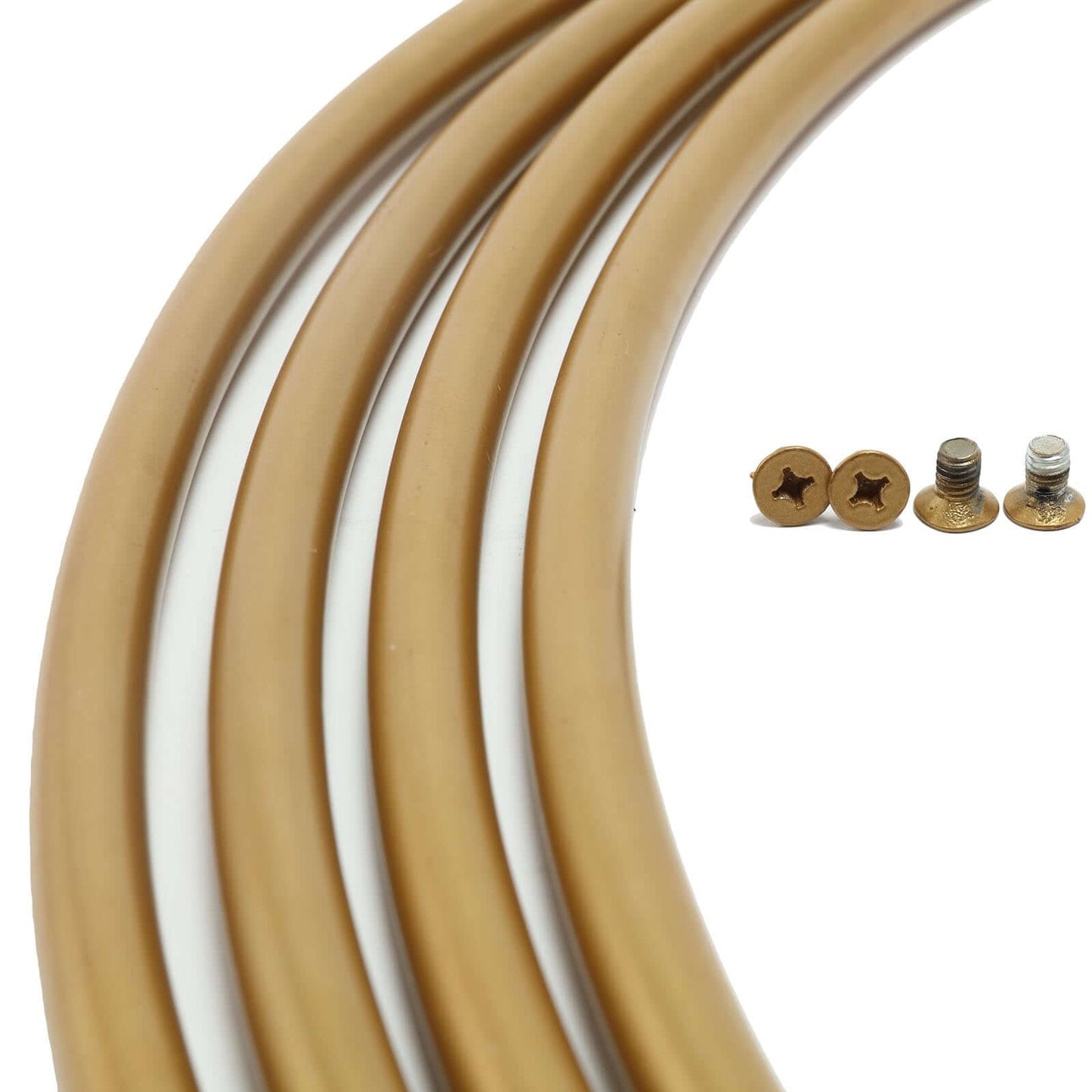 36" Gold Heavy Duty Metal Hoop Wreath, Floral Hoop - Linen Luxes