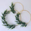 36" Gold Heavy Duty Metal Hoop Wreath, Floral Hoop - Linen Luxes