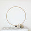 36" Gold Heavy Duty Metal Hoop Wreath, Floral Hoop - Linen Luxes