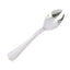 36 - Pack Plastic Tea Coffee Spoons Light Silver Heavy Duty with Fluted Handles - Durable Disposable Cutlery 5" - Linen Luxes