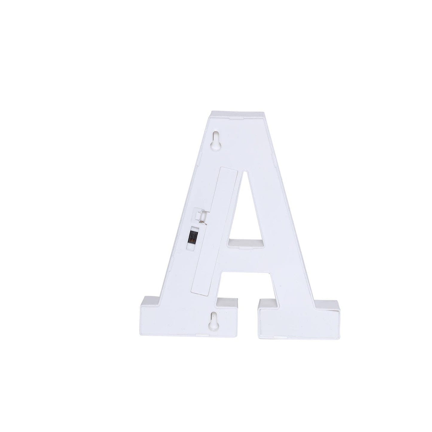 3D Marquee Letter "A" Warm White 5 LED Lights Gold - Chic Light - Up Decor for Events 6" - Linen Luxes