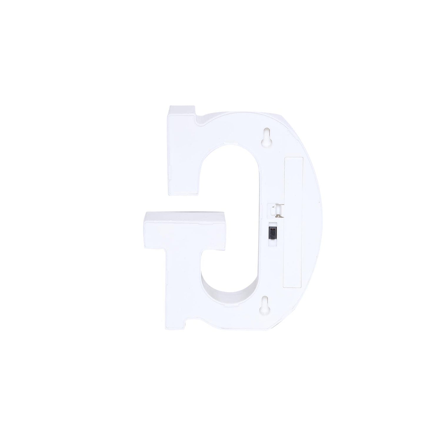 3D Marquee Letter "G" Warm White 6 LED Lights Gold - Chic Light - Up Decor for Events 6" - Linen Luxes