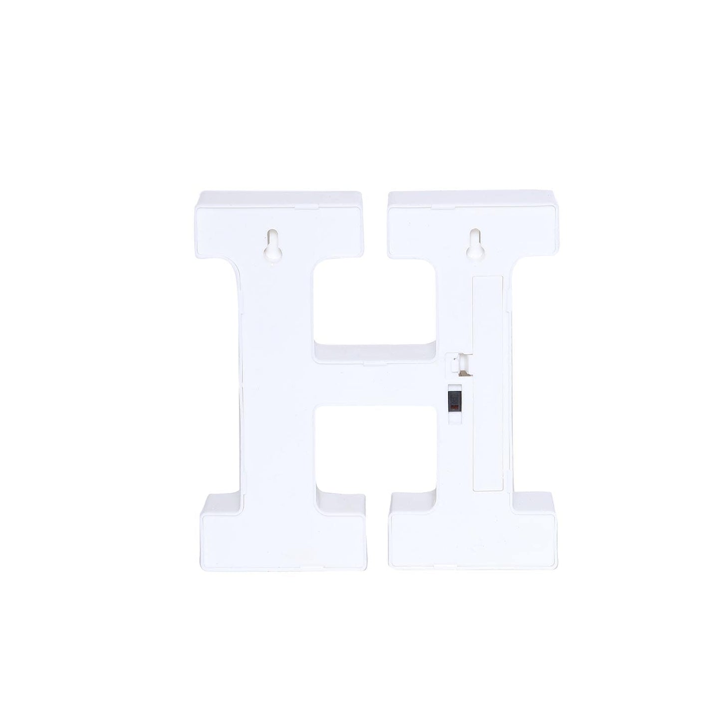 3D Marquee Letter "H" Warm White 6 LED Lights Gold - Chic Light - Up Decor for Events 6" - Linen Luxes