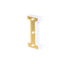 3D Marquee Letter "I" Warm White 3 LED Lights Gold - Chic Light - Up Decor for Events 6" - Linen Luxes