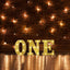 3D Marquee Letter "O" Warm White 6 LED Lights Gold - Chic Light - Up Decor for Events 6" - Linen Luxes