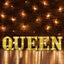 3D Marquee Letter "Q" Warm White 7 LED Lights Gold - Chic Light - Up Decor for Events 6" - Linen Luxes