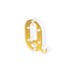 3D Marquee Letter "Q" Warm White 7 LED Lights Gold - Chic Light - Up Decor for Events 6" - Linen Luxes