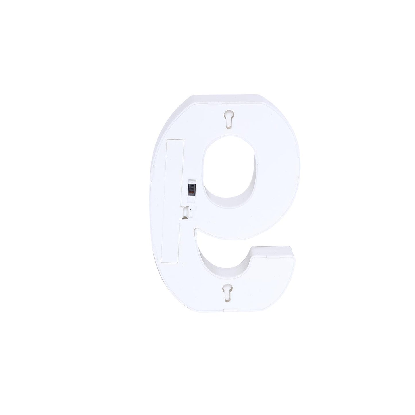 3D Marquee Number "9" Warm White 6 LED Lights Gold - Stylish Light - Up Accent for Events 6" - Linen Luxes