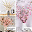 4 Bushes 40" Tall Blush Artificial Silk Cherry Blossom Flowers - Linen Luxes