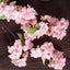 4 Bushes 40" Tall Pink Artificial Silk Cherry Blossom Flowers, Branches - Linen Luxes